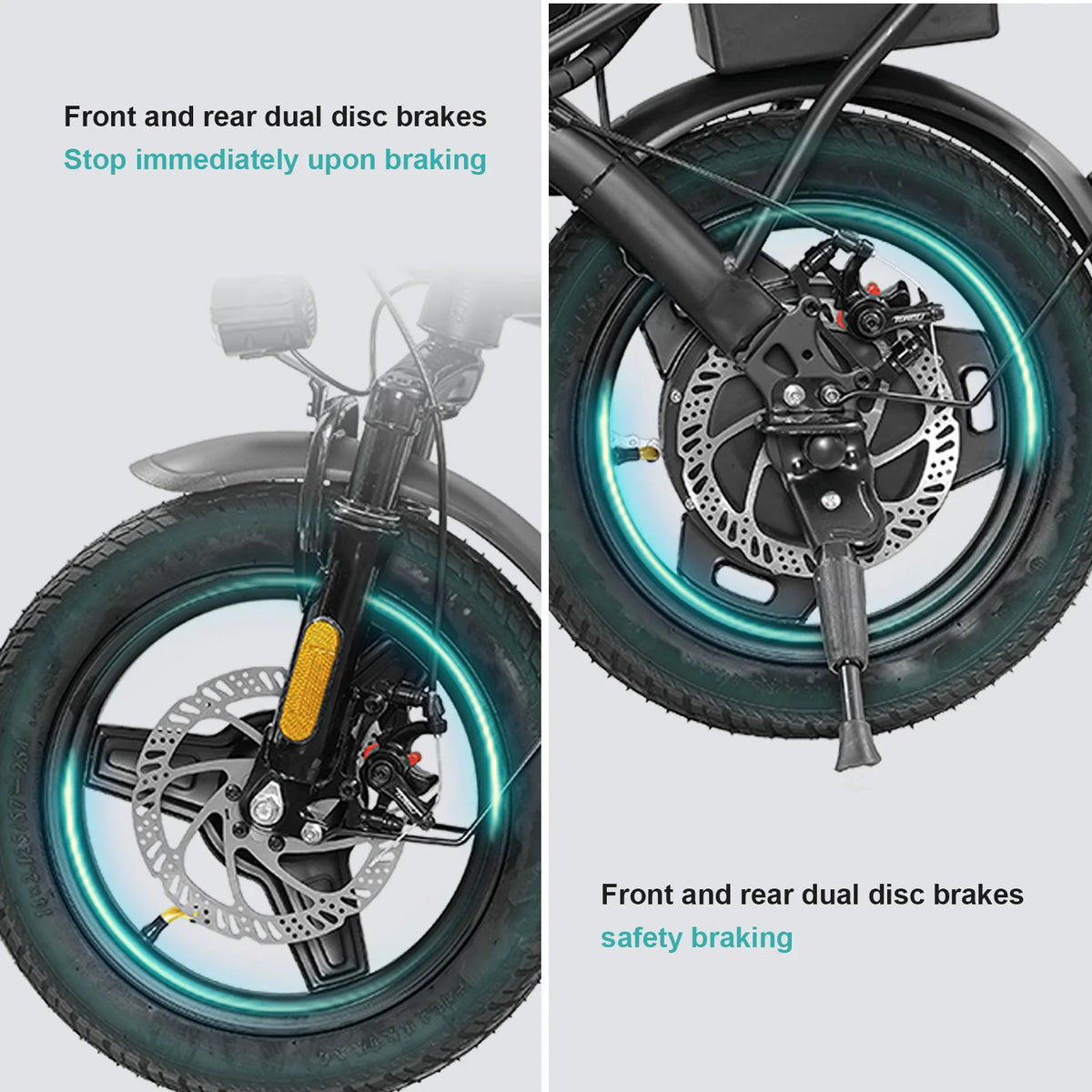 FURIDER Folding Electric Bike With 560W Motor And Removable Battery