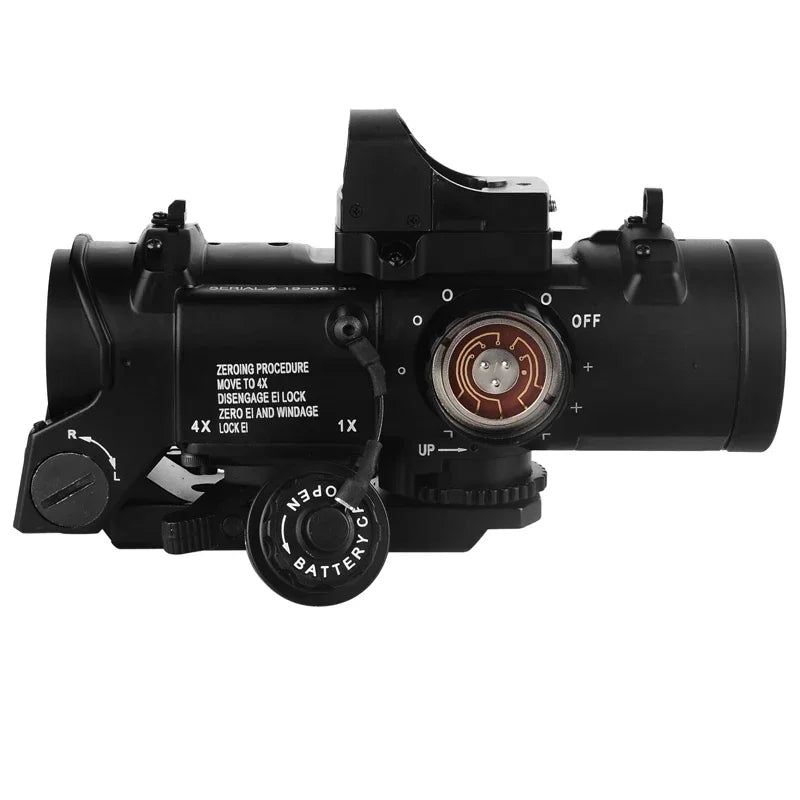 Bestsight Dual Purpose Rifle Scope With Mini Red Dot Sight