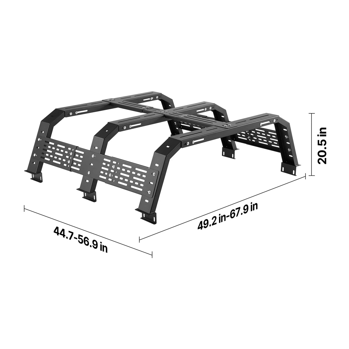 SucceBuy Durable Overland Truck Bed Rack Featuring 900 Lbs Capacity