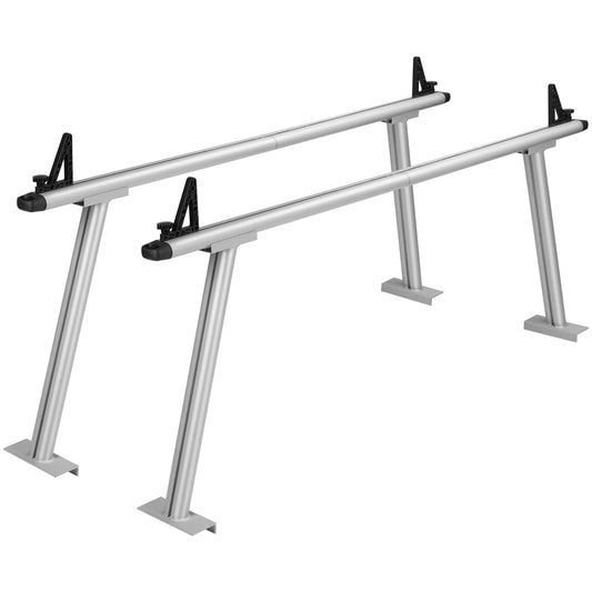 SucceBuy 800 Lbs Capacity Aluminum Truck Ladder Rack Heavy Duty
