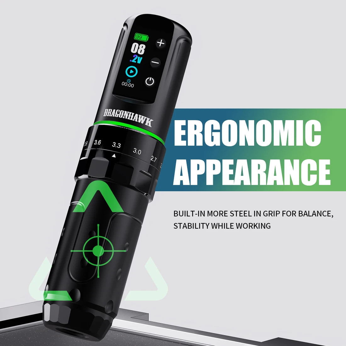 Dragonhawk L3 Wireless Tattoo Pen Kit With Thermal Stencil Printer