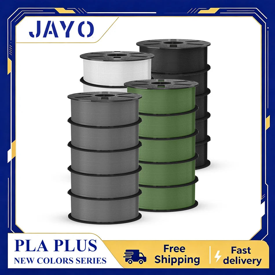 JAYO PLA Plus Filament For 3D Printing With Neat Winding