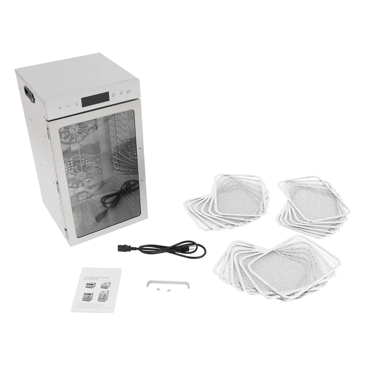 18 Tray Stainless Steel Commercial Fruit and Meat Dehydrator