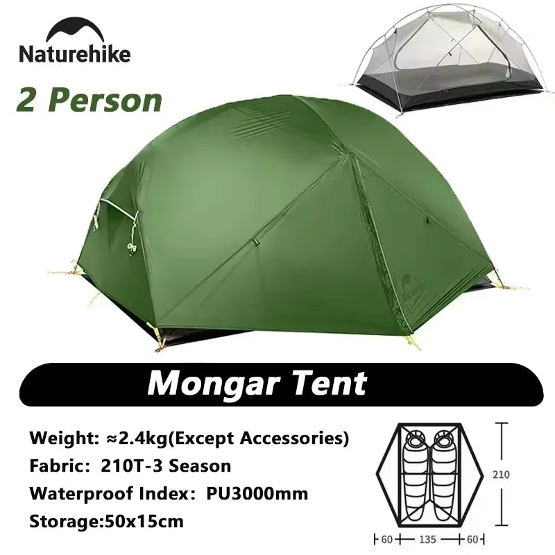 Naturehike Mongar Ultralight Waterproof Camping And Backpacking Tent